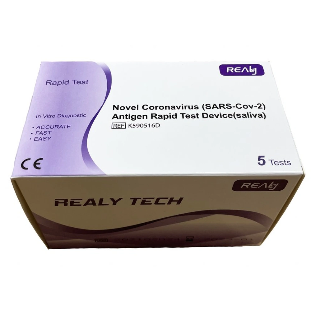 Realy Tech Covid-19 antigeeni kiirtest süljest 5tk